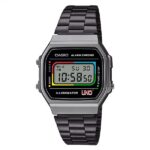 Casio Vintage Series Digital Black Dial-A168WEUC-1A