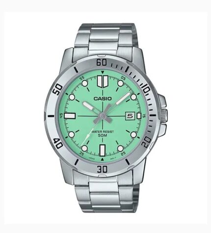 Casio Analog Black Dial-MTP-VD01D-3E1V