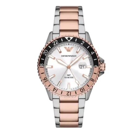 Emporio Armani GMT Two-tone Quartz Watch - AR11591
