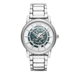 Emporio Armani Meccanico Skeleton Dial Watch - AR60006