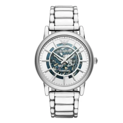 Emporio Armani Meccanico Skeleton Dial Watch - AR60006