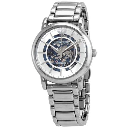 Emporio Armani Meccanico Skeleton Dial Watch - AR60006